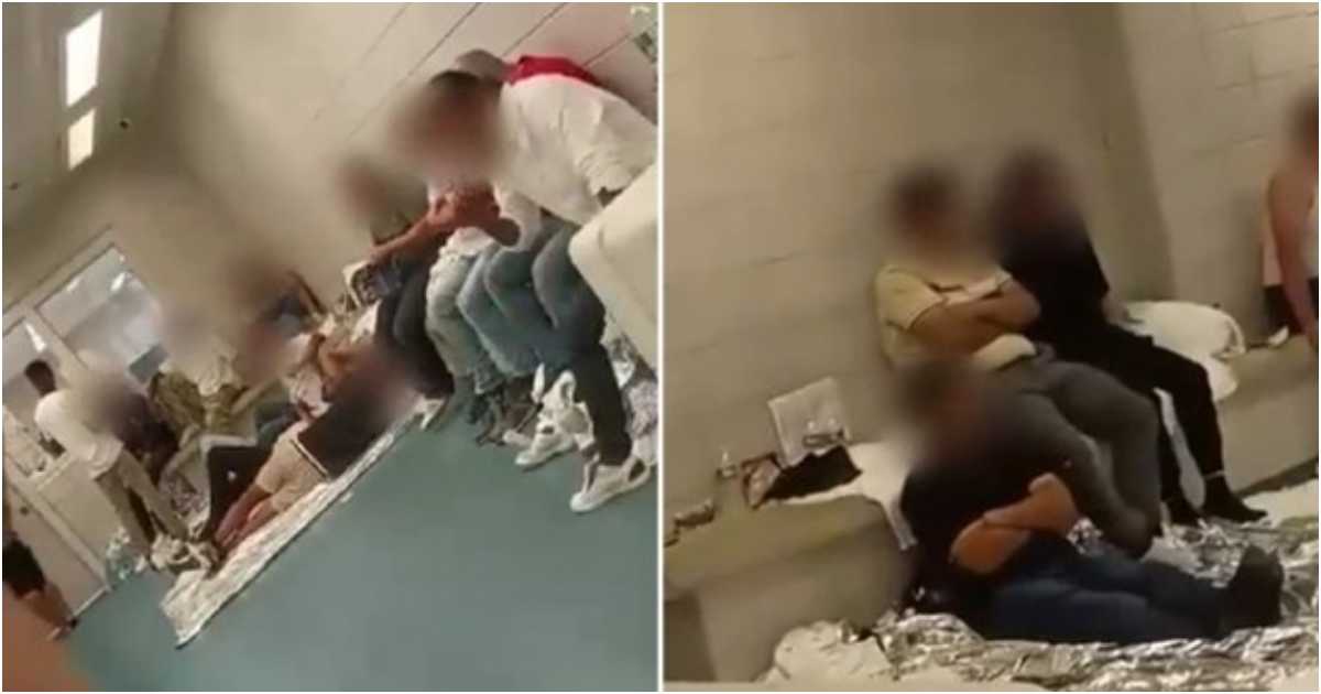 ফেডারেল প্লাজায় আটক অভিবাসীদের পশুদের মতো রাখা হয়েছে বলে অভিযোগ পাওয়া গেছে। ছবি: এনওয়াই ডেইলি নিউজ